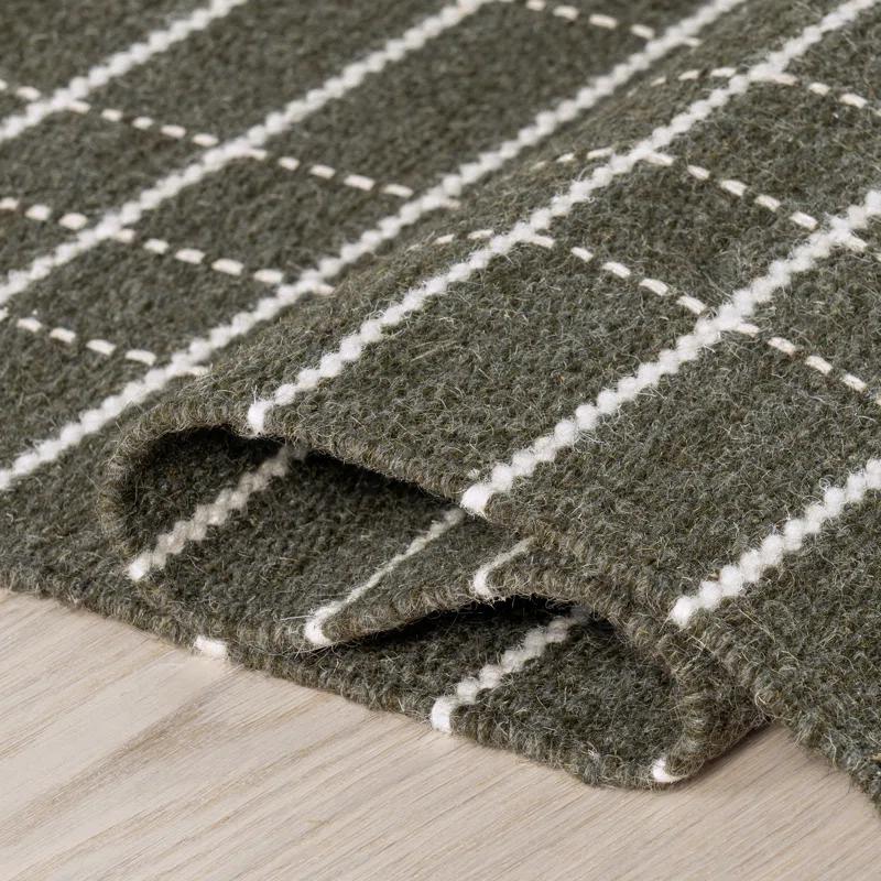 Laurel Foundry Modern Farmhouse® Charlie Plaid Wool Area Rug