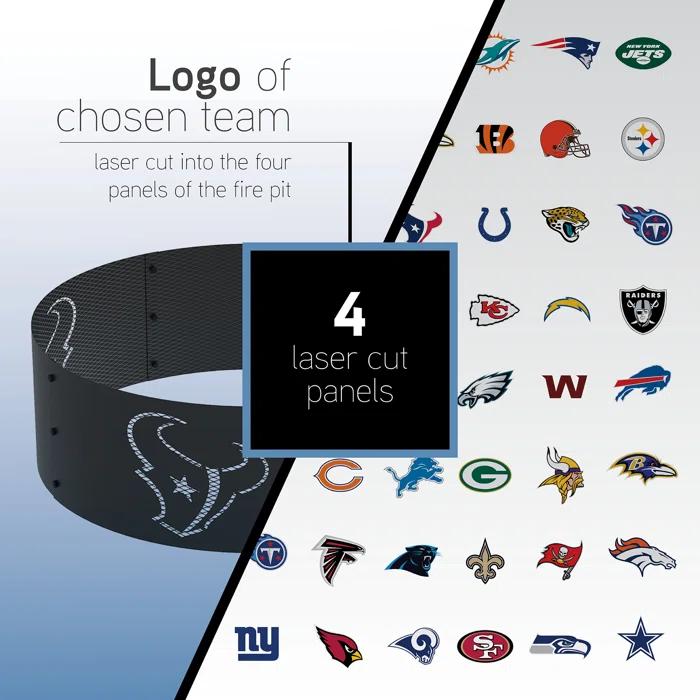 Blue Sky Outdoor Living Round Steel Wood Burning Fire Pit