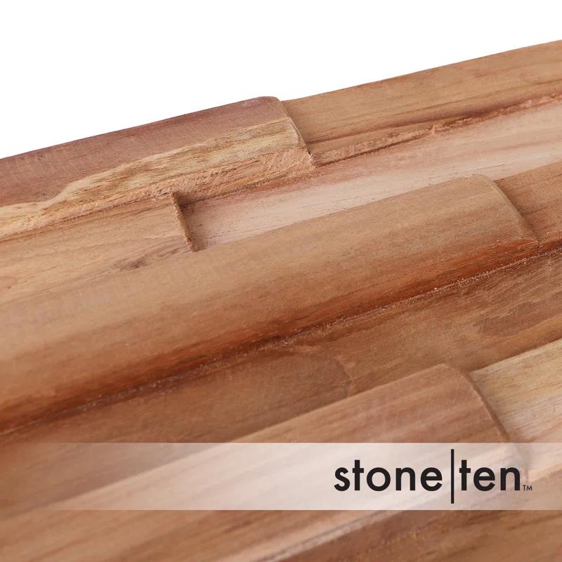 Stone Ten 7" x 21.25" Reclaimed Wood Wall Paneling (12-pack) (Set of 12)