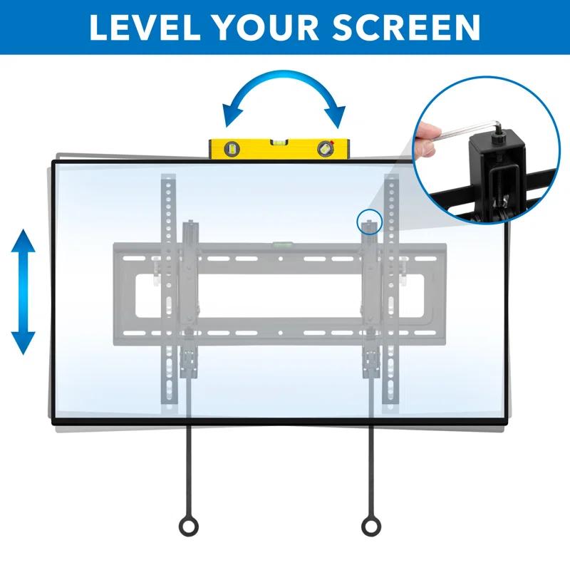 Mount-it Mount-It Advanced Tilt TV Wall Mount | Full Tilting Extendable Mounting Bracket Fits 37" - 80" TVs