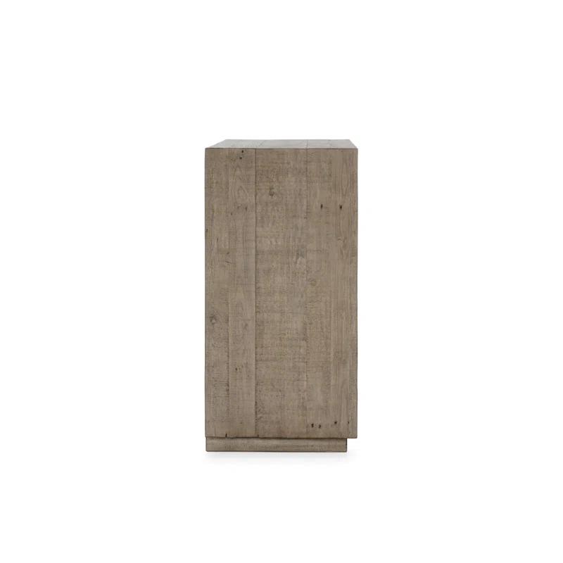 Classic Home Denver 50" Wood Distressed Gray Cabinet