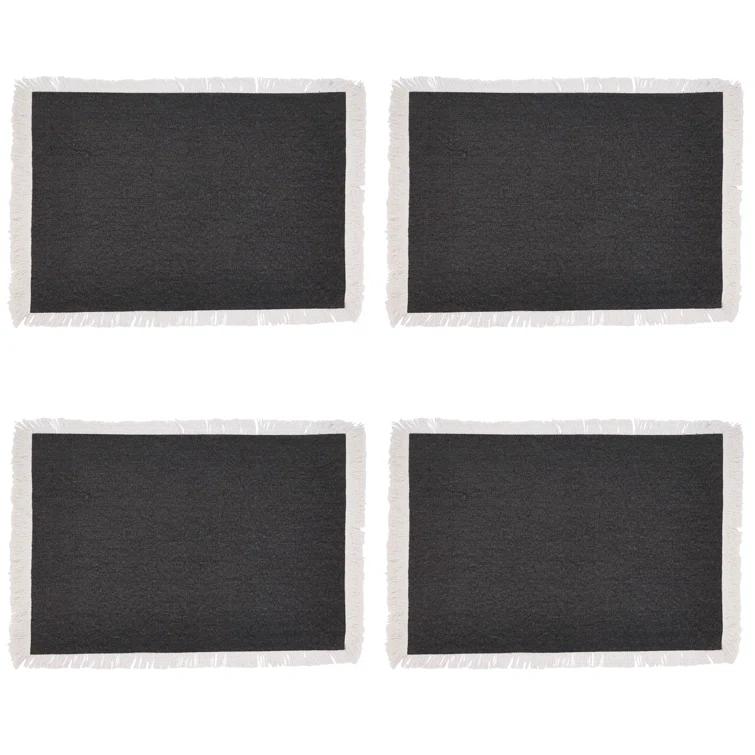 4 Piece Cotton Placemat Set (Set of 4)