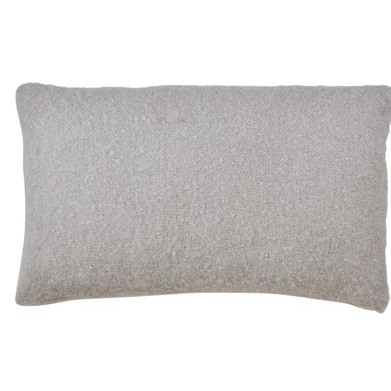 Saro Angora Collection Reversible Throw Pillow