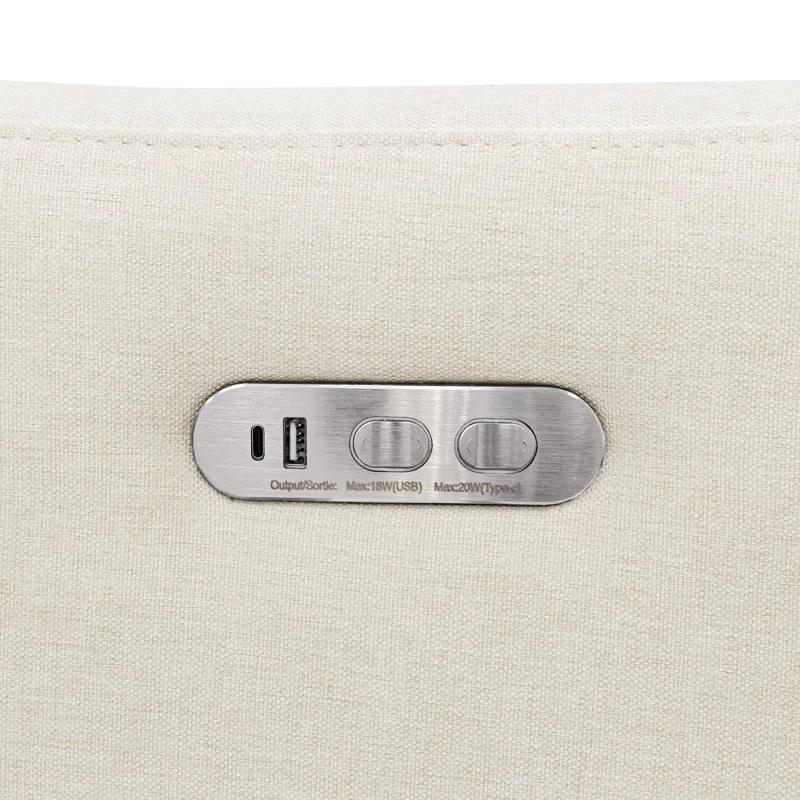 babyletto Kiwi Plus Power Recliner and Swivel Glider with Power Adjustable Headrest and USB Port | AllModern