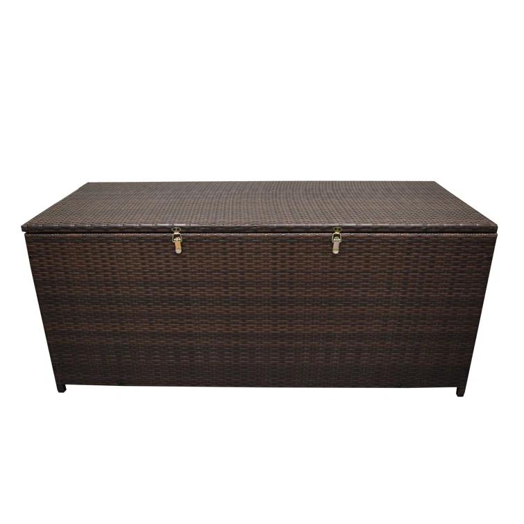 Oakland Living Oakland Living 53'' W 113 Gallons Water Resistant Wicker Deck Box