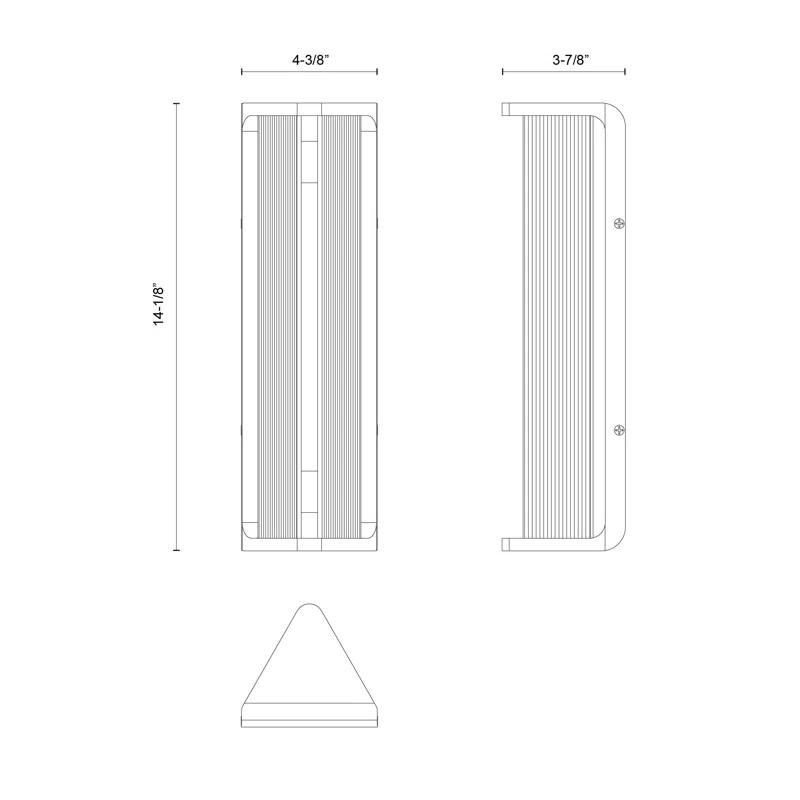 Alora Lighting Sabre Dimmable LED Bath Bar