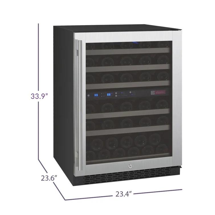Allavino Allavino Dual Zone 23.4'' 56 Bottle Wine Refrigerator