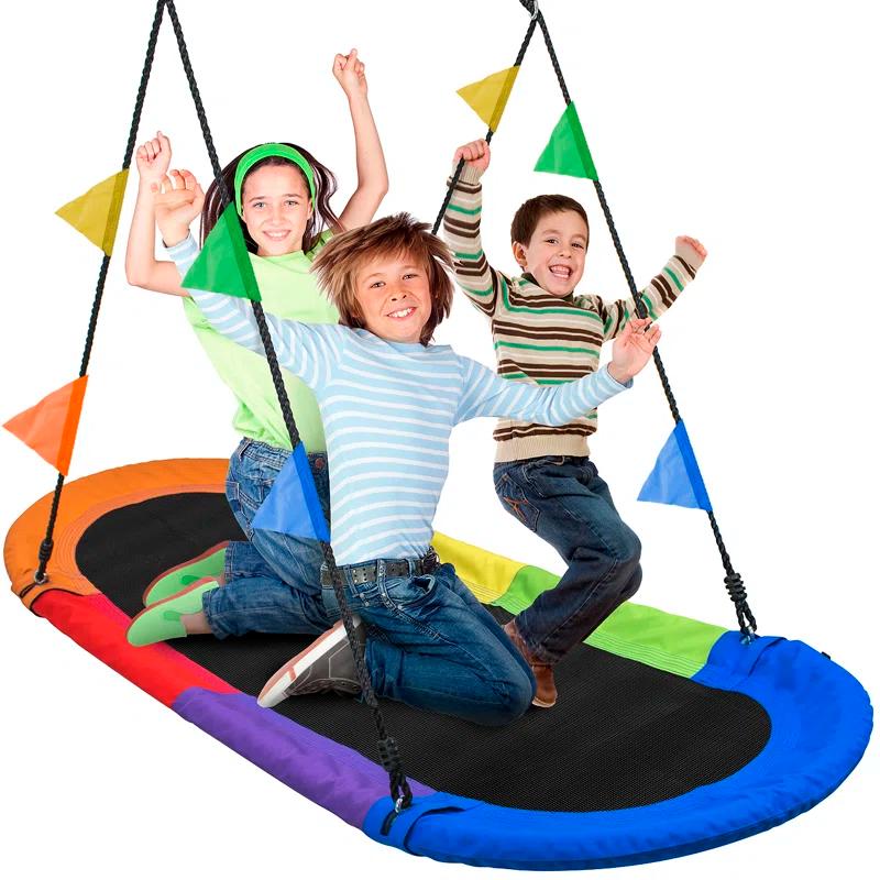 Sorbus Saucer Tree Swing Sorbus Saucer Surf Swing Portable Holds 330lbs