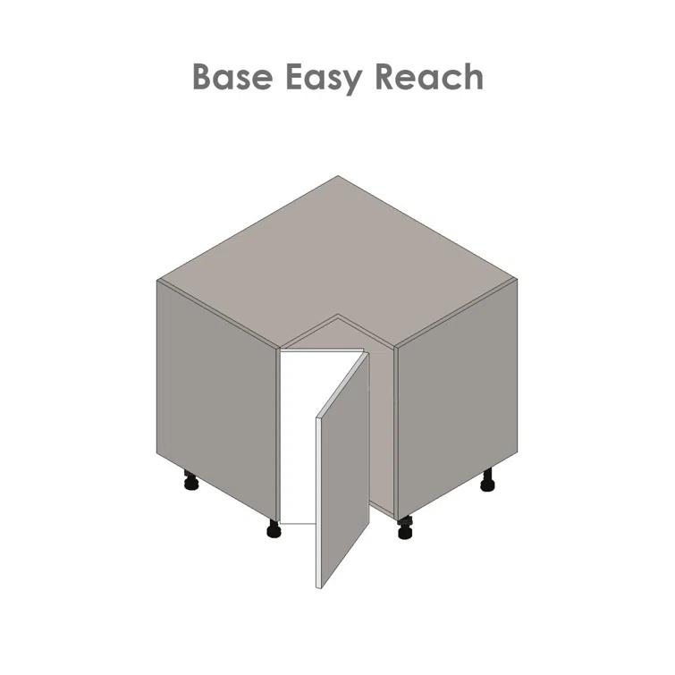 WALLKITCHENS 34.5'' H Particleboard Corner Base Cabinet Ready-to-Assemble