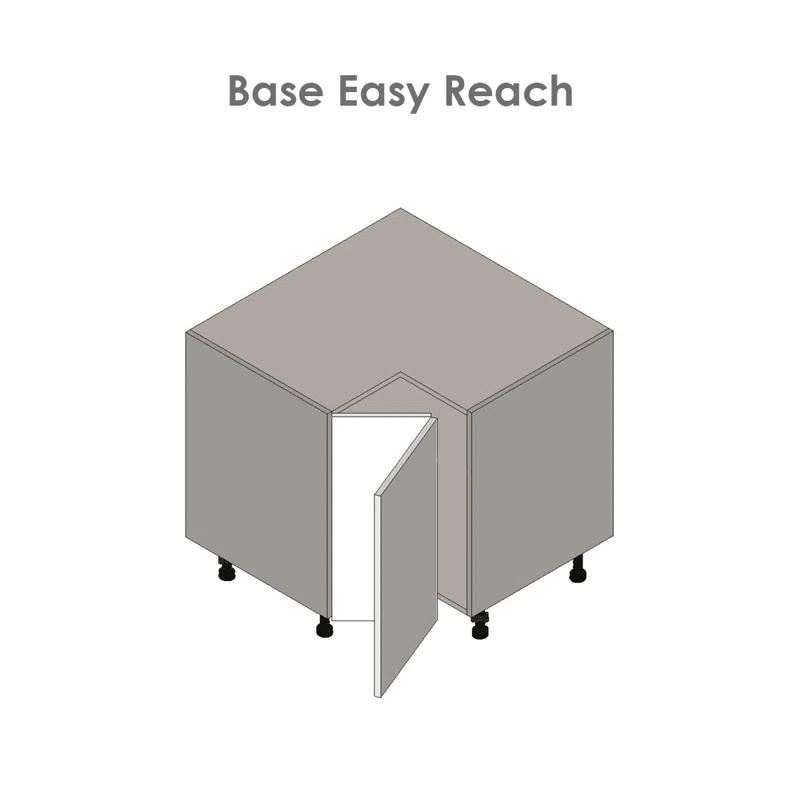 WALLKITCHENS 34.5'' H Particleboard Corner Base Cabinet Ready-to-Assemble