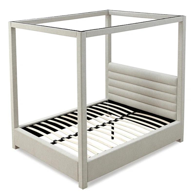 Herma Upholstered Canopy Bed