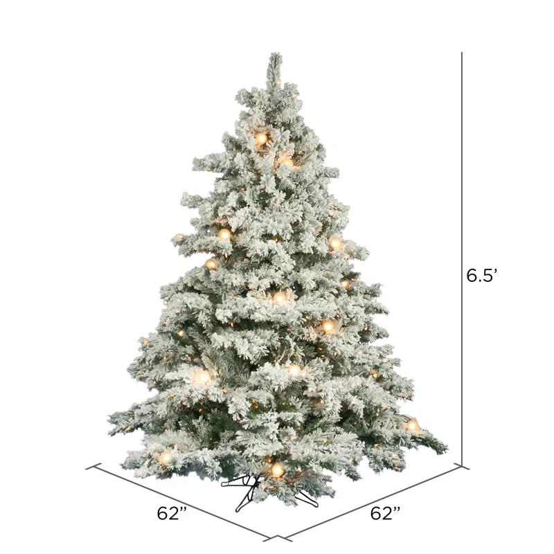 Mariella Flocked Alaskan Artificial Christmas Tree