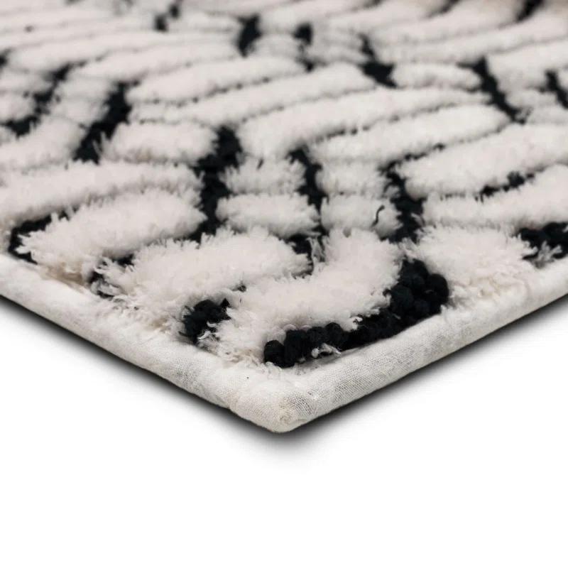 Mohawk Home Linkage Casual Geometric Polyester Machine Washable Knitted Bath Mat