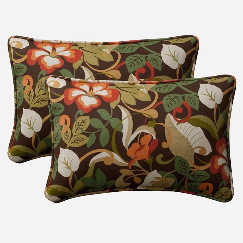 Pillow Perfect Reversible Throw Pillow (Set of 2)