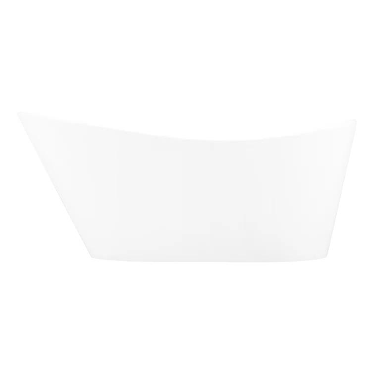 Signature Hardware 67" Saunders Acrylic Freestanding Tub 480869