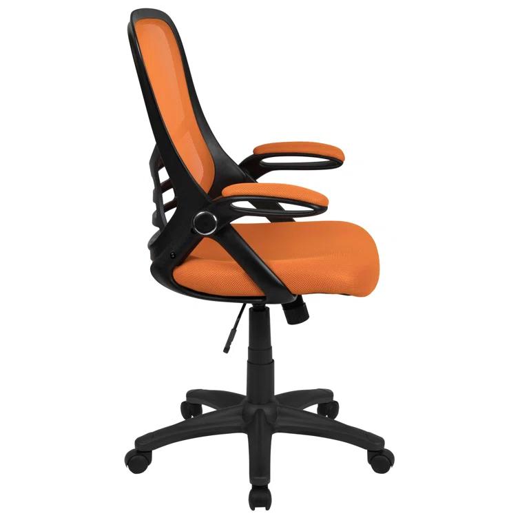Flash Furniture Cappello High-Back Mesh Swivel Ergonomic Office Chair with Flip-Up Arms