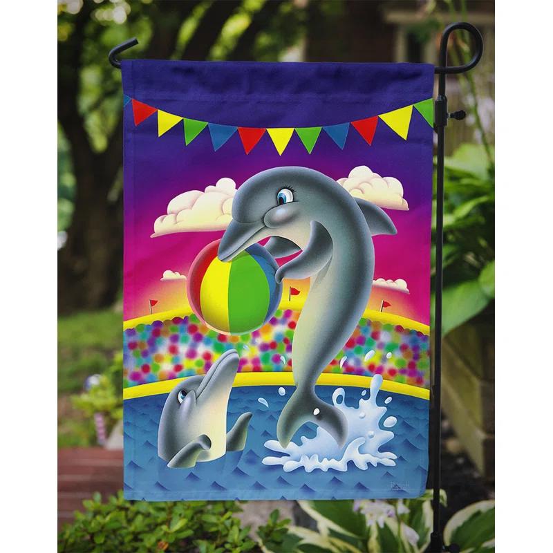 Caroline's Treasures Botelho Double Sided 15'' H x 11'' W Polyester Animal Garden Flag