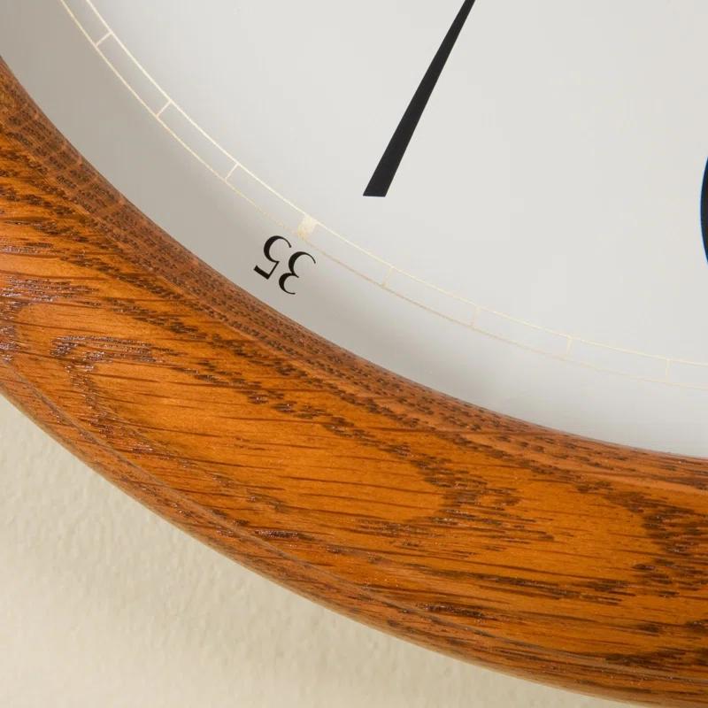 Seiko Solid Wood Wall Clock