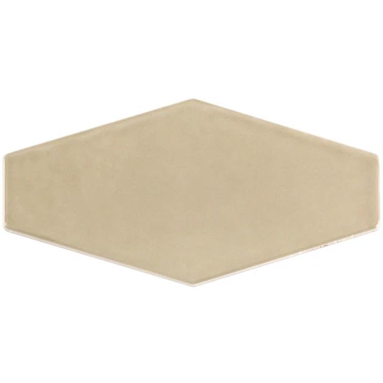 Bond Tile Midland Hexagon 4" x 8" Ceramic Subway Wall Tile (5.38 sq. ft. / box)