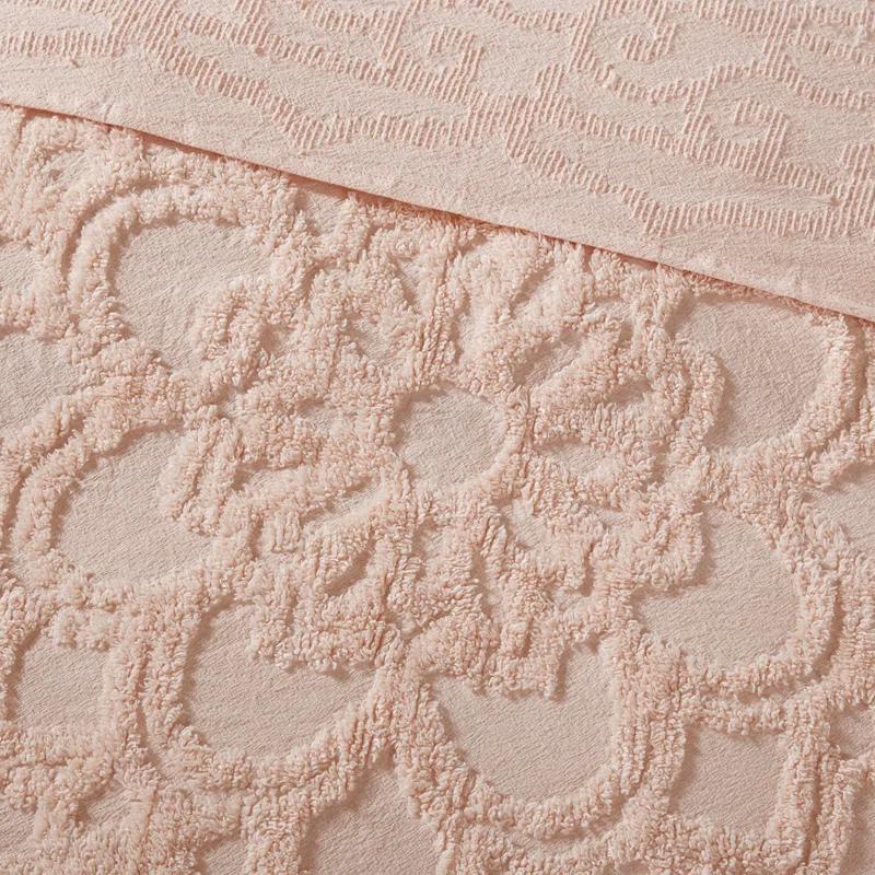 Madison Park Laetitia Tufted Cotton Chenille Medallion Comforter Set