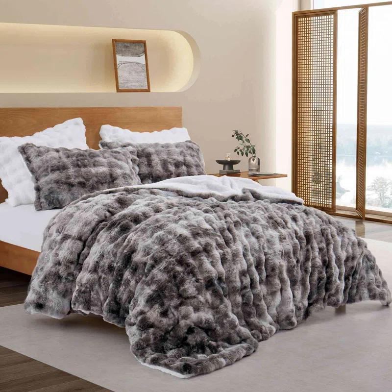 Peace Nest Plush Down Comforter Set