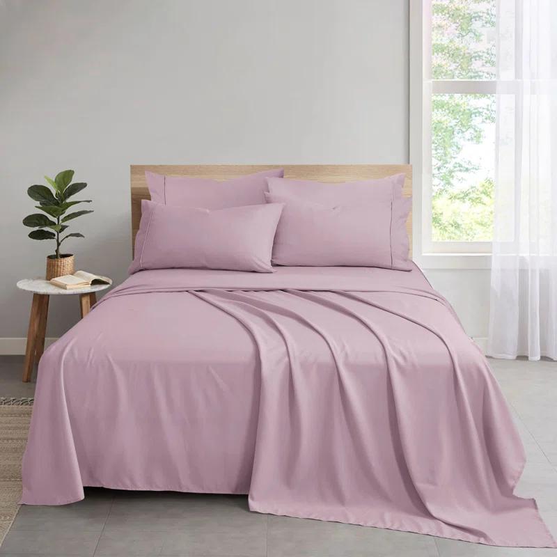 Swift Home Bamboo Rayon Blend Sheet Set with Extra Pillowcases