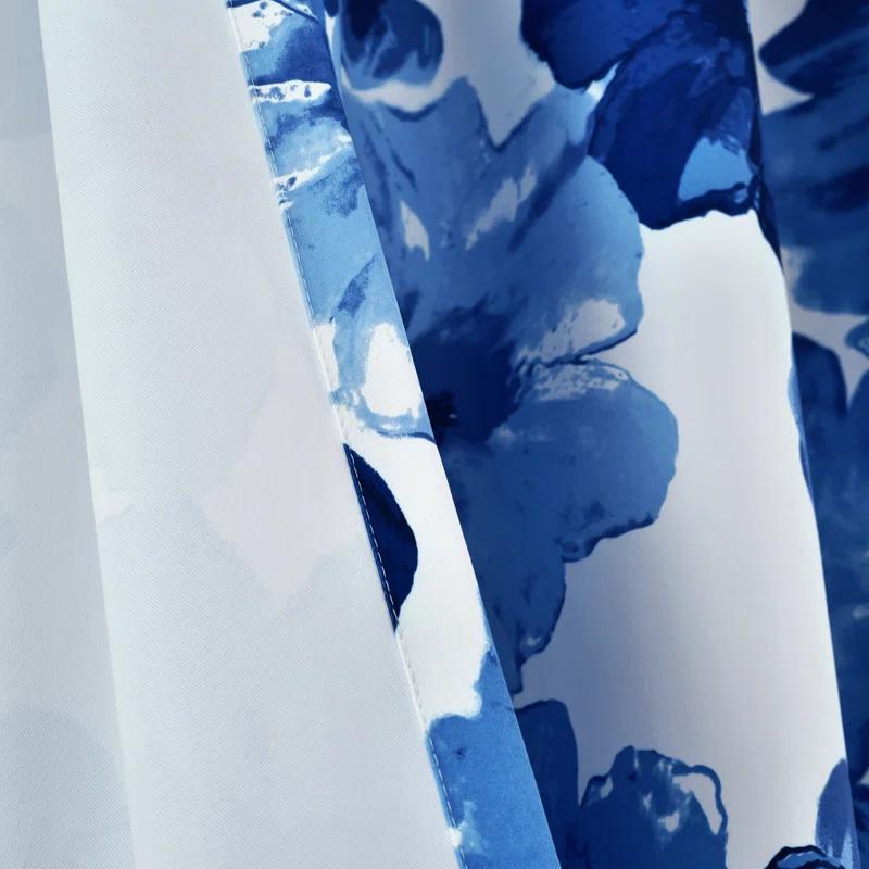 Lush Decor Leah Polyester Room Darkening Curtain Pair (Set of 2)