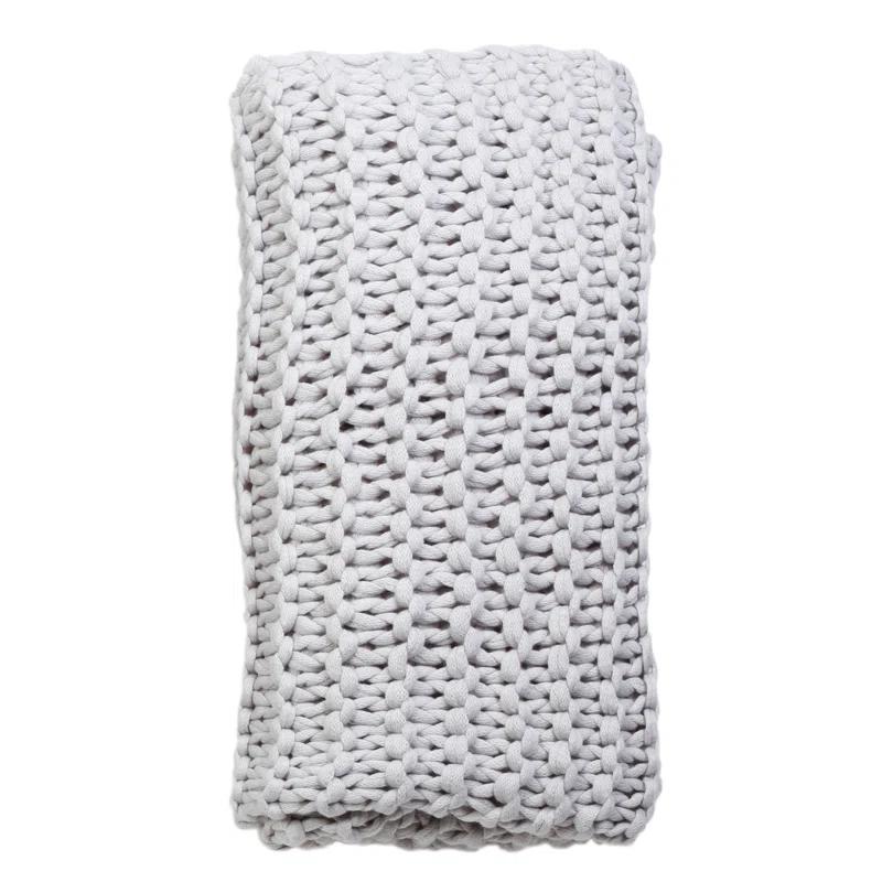 Finn Throw by Pom Pom at Home - Silver