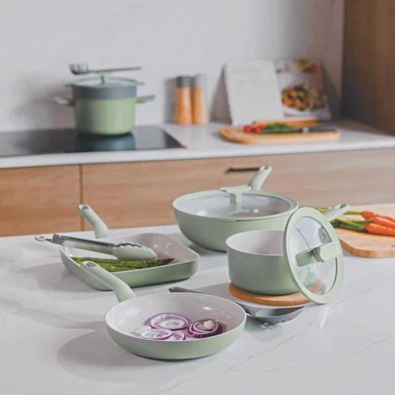 BergHOFF BergHOFF Balance Non-stick Ceramic Grill Pan, Recycled Aluminum