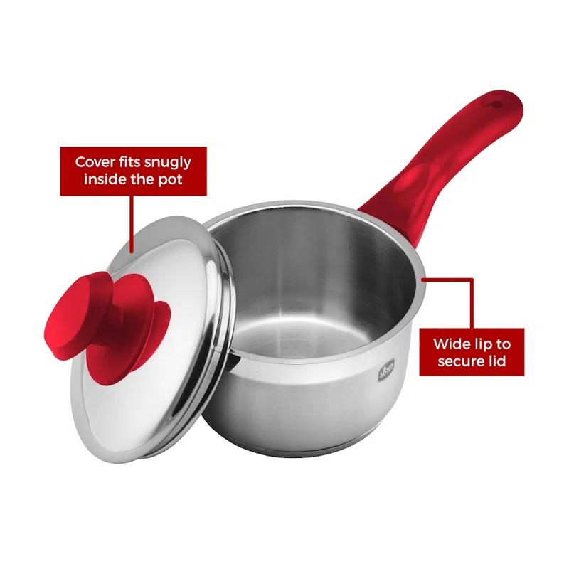 YBM Home YBM Home Stainless Steel (18/10) Saucepan with Lid
