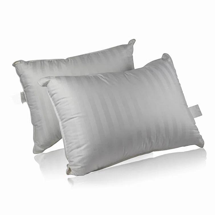 ContinentalBedding Continental Bedding Luxury 700 Fill Power Down Bed Pillows 2 Pack (Set of 2)