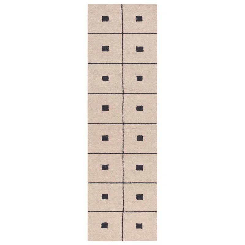 Martha Stewart Martha Stewart 300 Hand Tufted 85% Wool And 15% Cotton With Latex Geometric Rug