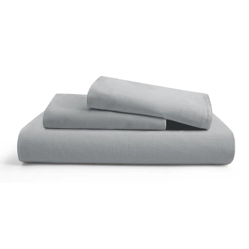 Peace Nest Linen and Cotton Duvet Cover with Pillowcase
