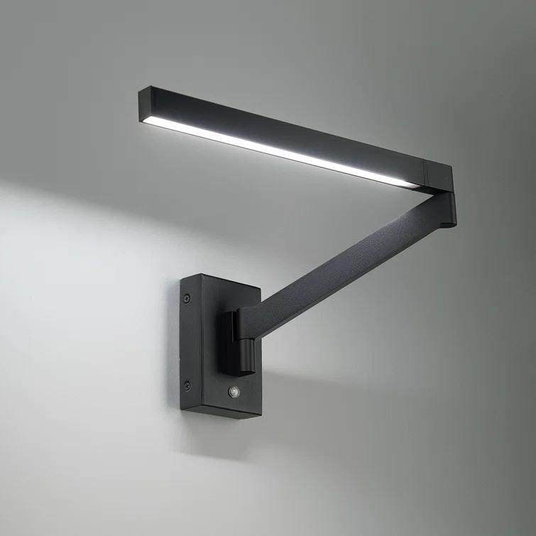 Joziah Single Light Aluminum Dimmable LED Swing Arm Sconce