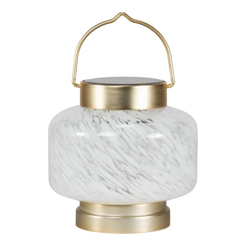 5.5'' Solar Powered Integrated LED Outdoor Lantern
