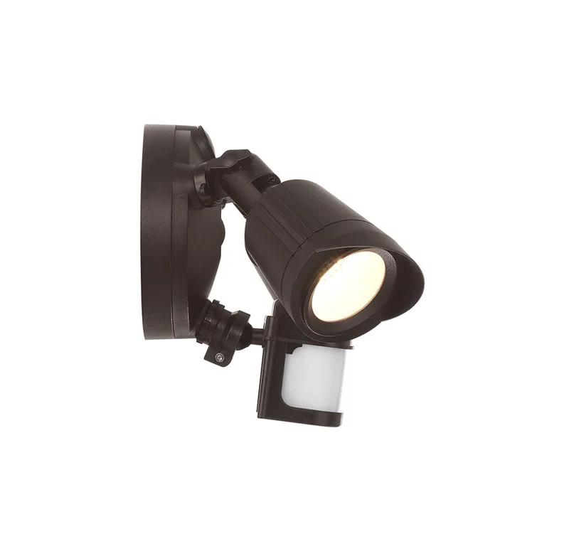 120 Watt 2 - Head LED Hardwired Dusk to Dawn Outdoor Security Flood Light with Motion Sensor