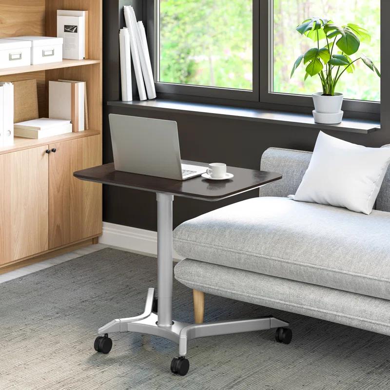 Seville Classics AIRLIFT® airLIFT 28" W Adjustable Height Rolling Laptop Desk Stand