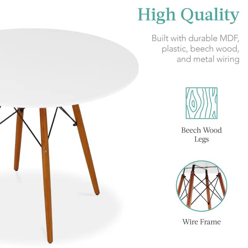 George Oliver Fechter 4 - Person Four Leg Dining Set