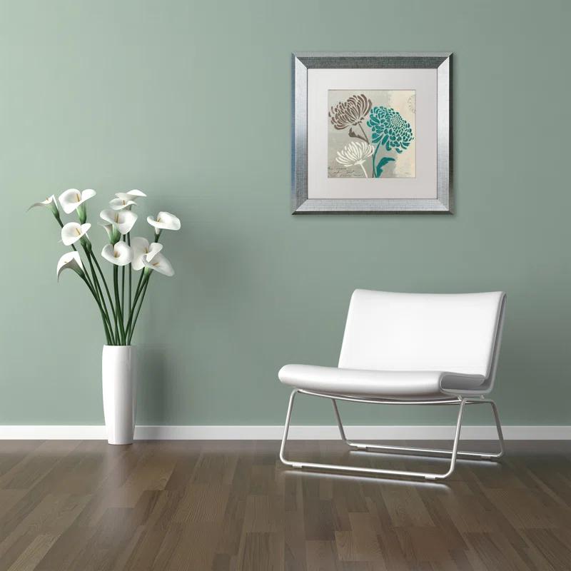 Trademark Fine Art " Chrysanthemums II " by Wellington Studio
