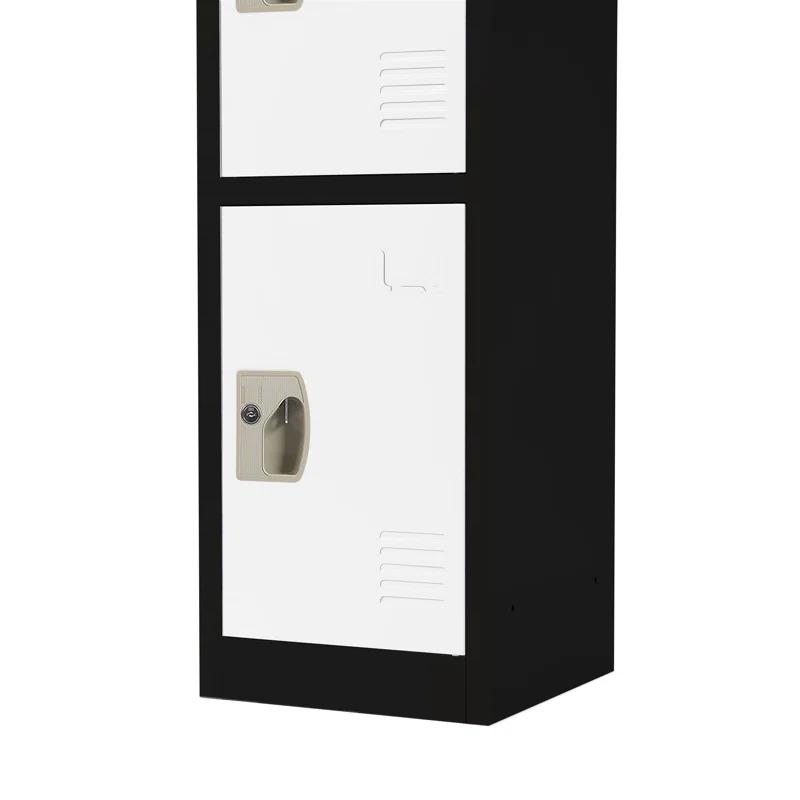 AdirOffice 12'' Wide Steel 4-Tier School and Gym Locker