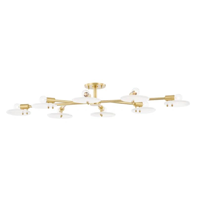 Hudson Valley Lighting Giselle 8 Light Semi Flush