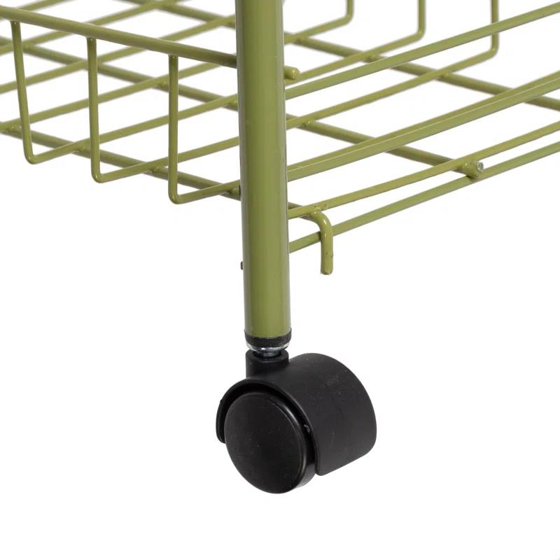 3-Tier Rolling Storage Cart