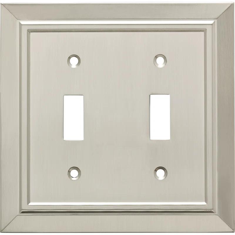 Franklin Brass Classic Architecture 2-Gang Toggle Light Switch Wall Plate