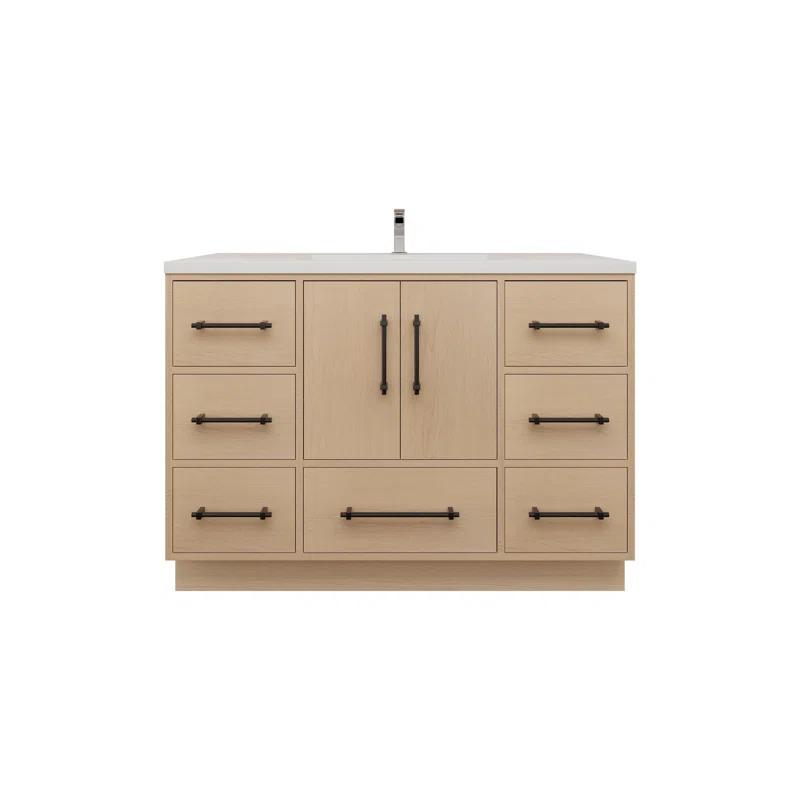 MEBO Victoria 47.2'' Single Bathroom Vanity with Acrylic Top