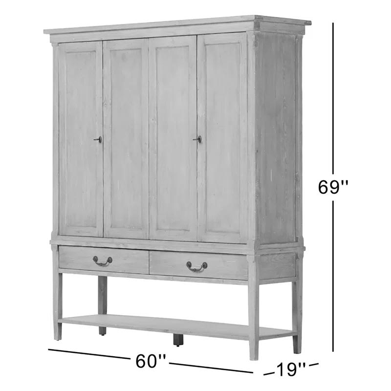 Chaperal Double Cabinet - Brown