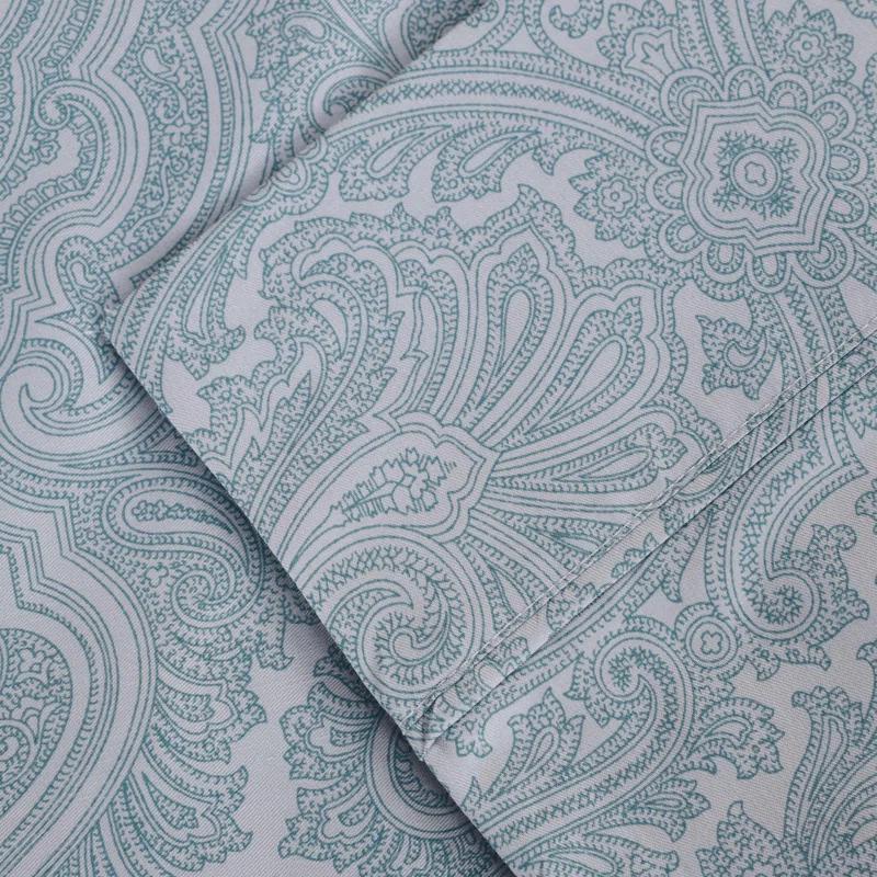 Superior Classic Paisley 600 Thread Count Cotton Blend Sateen Sheet Set