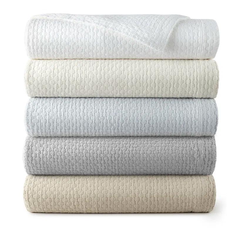 Peacock Alley Juliet Standard Cotton Modern & Contemporary Coverlet/Bedspread