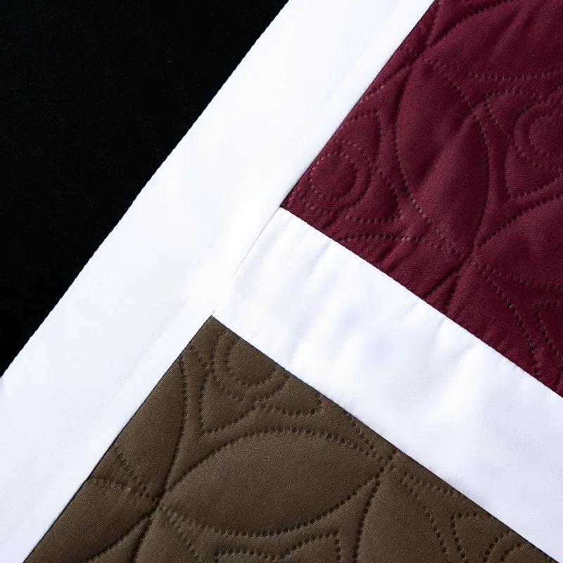 Chezmoi Collection 7-Piece Patchwork Bed in a Bag Comforter Set with Sheets