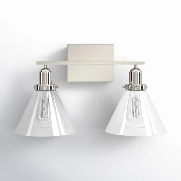 Catalina 2 Light Transparent Dimmable Vanity Light