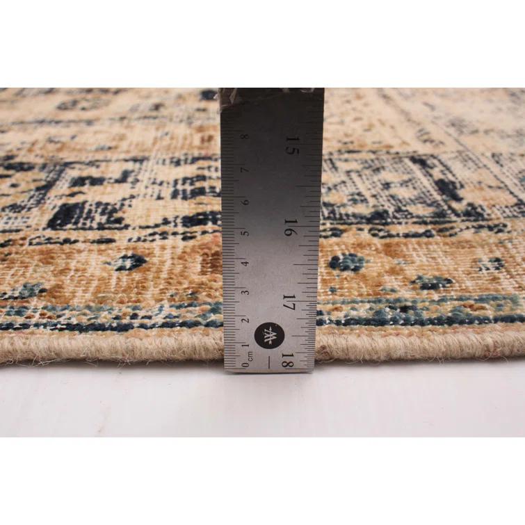 ECARPETGALLERY Antalya One-of-a-Kind 6'4" X 9'4" 1990s Wool Area Rug Tan